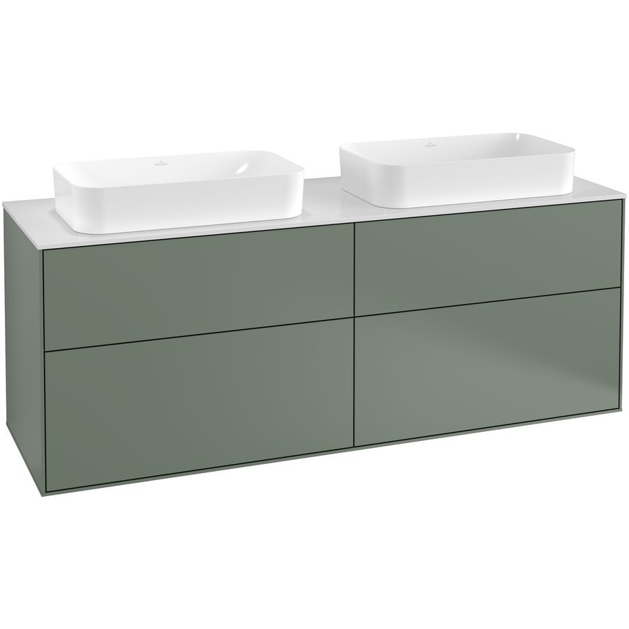 Wastafelonderkast Finion 1600x603x501mm Olive Matt Lacquer G31100GM