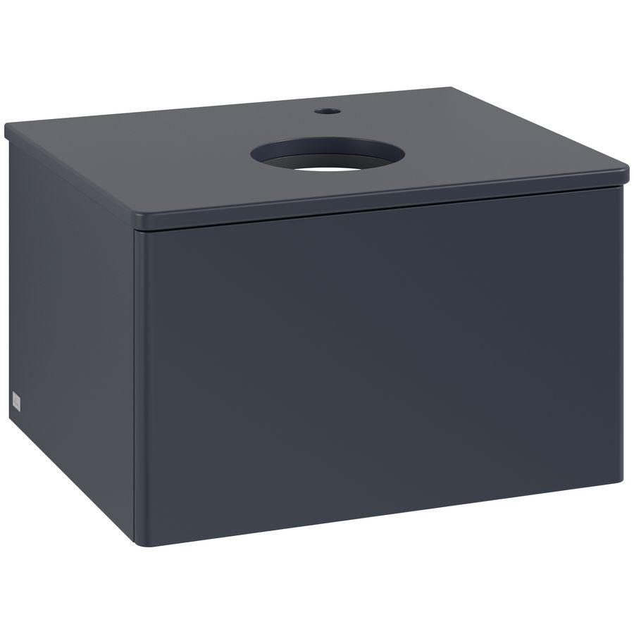 Wastafelonderkast Antao 600x360x500mm Mid.Blue Matt Lacquer L29050HG