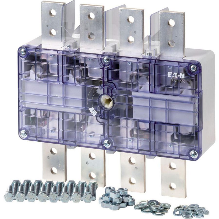 Lastscheider DUMECO 1600A 3-polig +SN 2xM12 zonder as en draaigr.