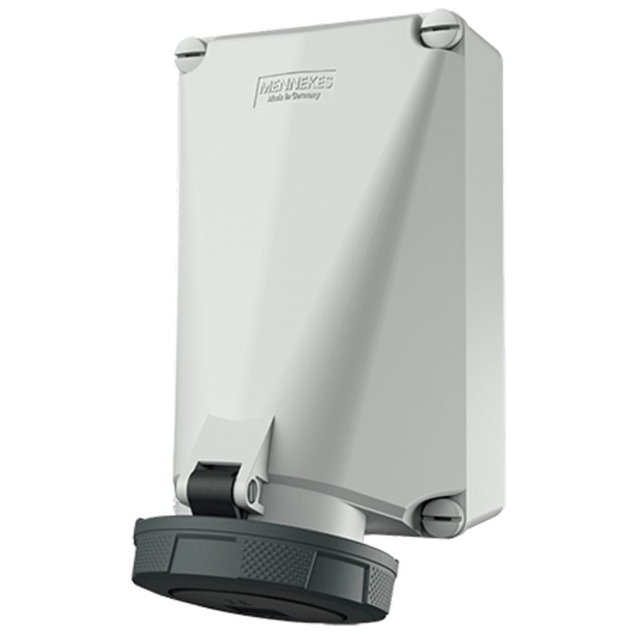 Wandcontactdoos 125A 5-polig  7H 500V IP67