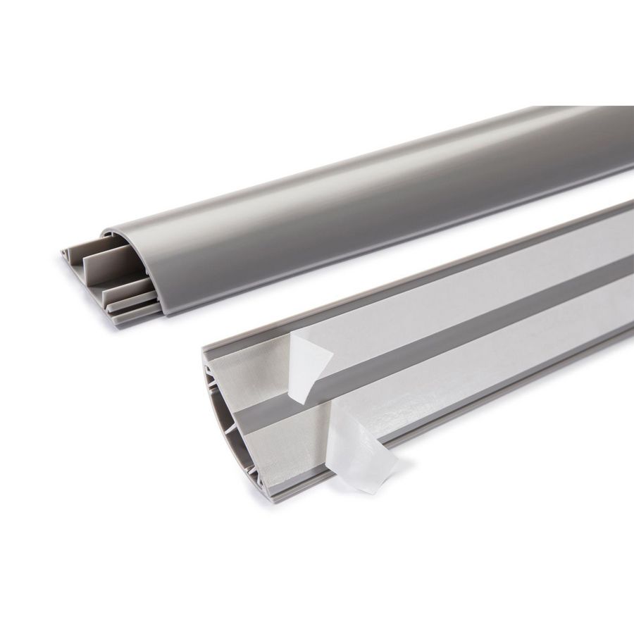 Lengte a 2m. Vloergoot 70x18 7030 polyvinylchlorid grijs
