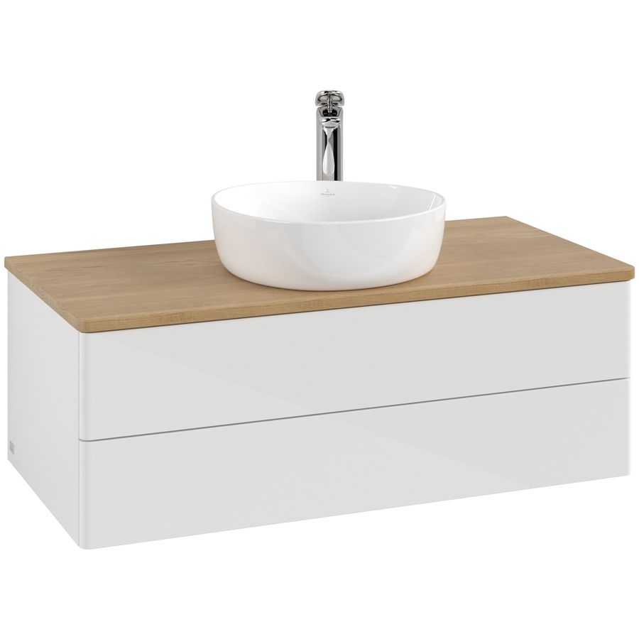 Wastafelonderkast Antao 1000x360x500mm G.White.L K20051GF