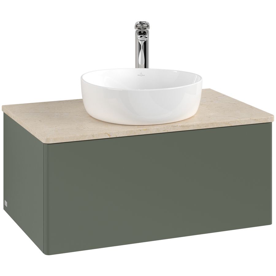 Wastafelonderkast Antao 800x360x500mm L.Green Matt Lacquer L30053HL