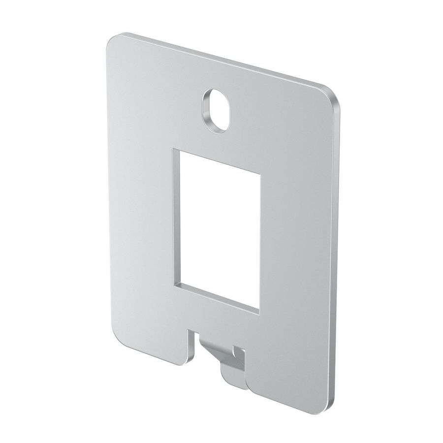 Dataplaat voor UDHOME-ONE type A 38x46x1,5 rvs