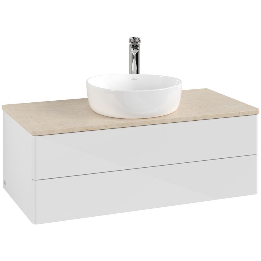 Wastafelonderkast Antao 1000x360x500mm G.White.L K20053GF