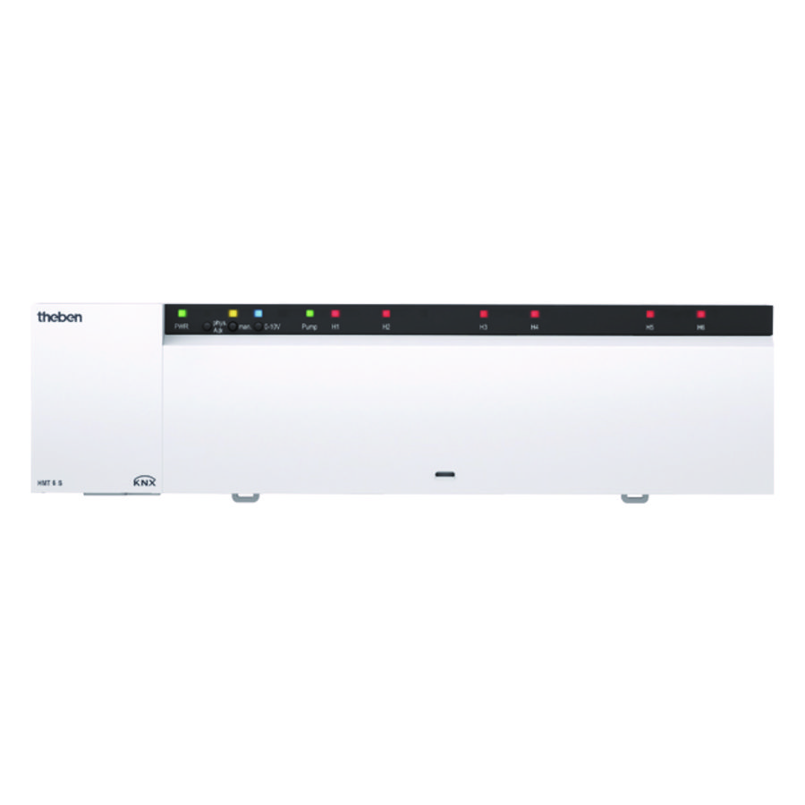 Verwarmingsactor voor 6 thermomotoren KNX