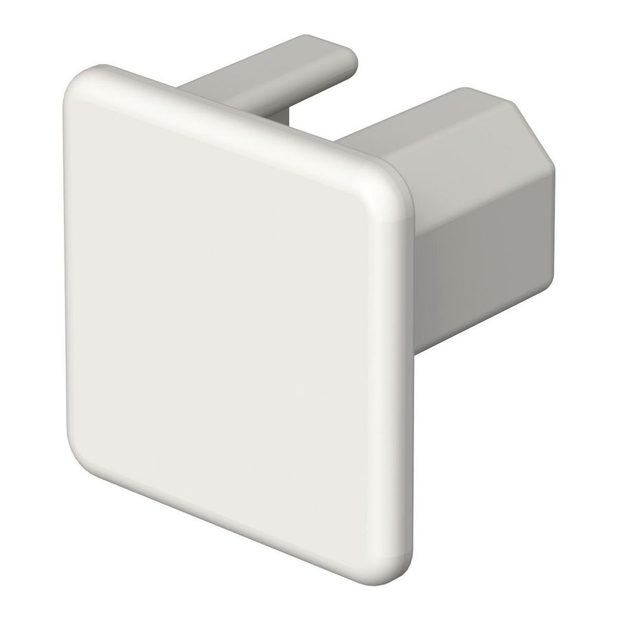 Eindstuk halogeenvrij 20x20mm polycarbonaat VVE=10