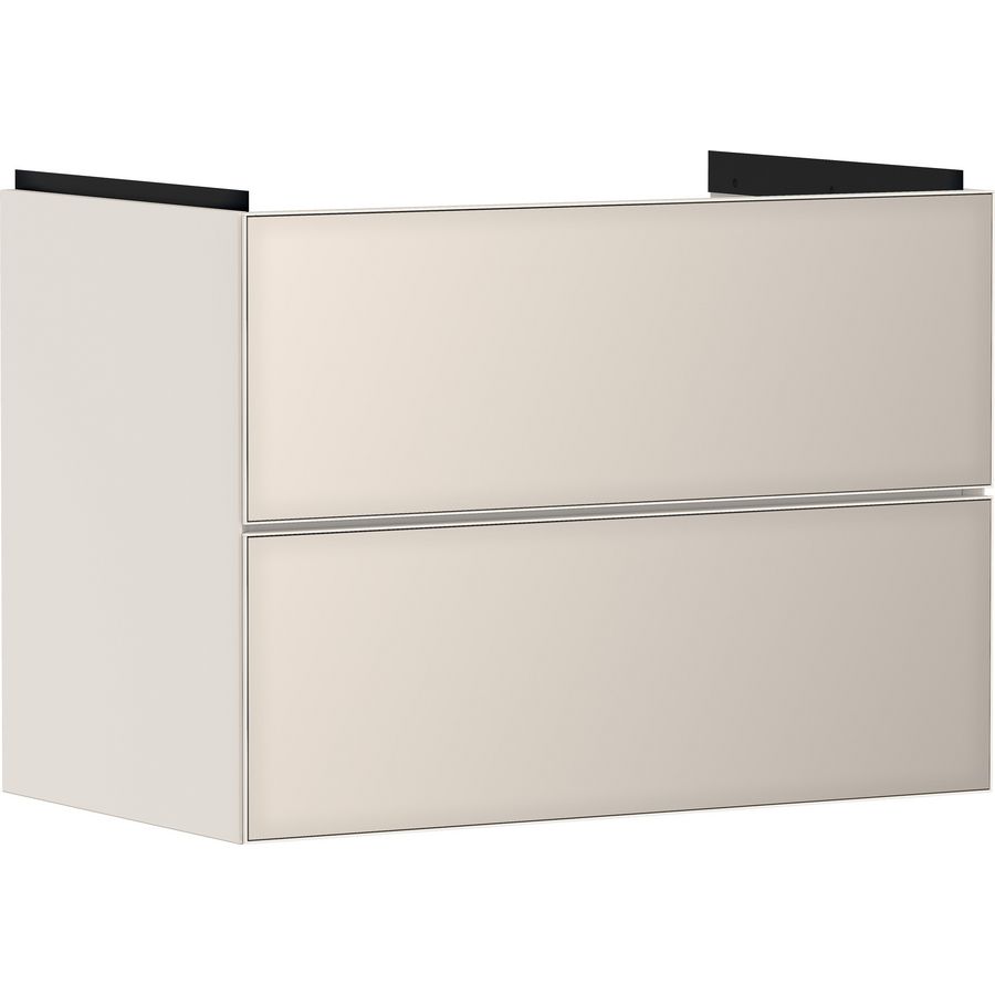 Onderkast Sand Matt beige / front metallic sand beige 780x475mm 2x la tbv wastafel Xevolos E 54179790