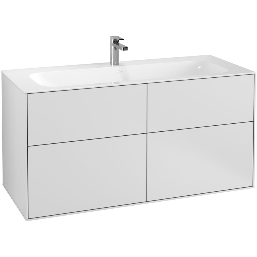 Wastafelonderkast Finion 1196x591x498mm White Matt Lacquer G05000MT
