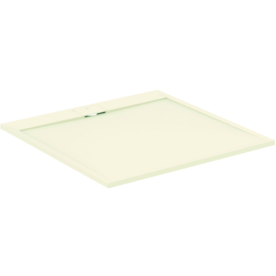Douchebak I.LIFE ultra flat solid composiet 120x120cm vierkant zandbeige