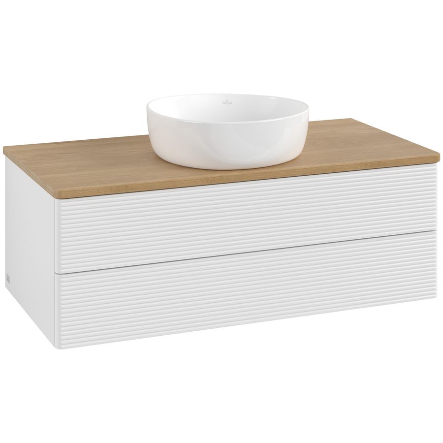 Wastafelonderkast Antao 1000x360x500mm G.White.L K20111GF