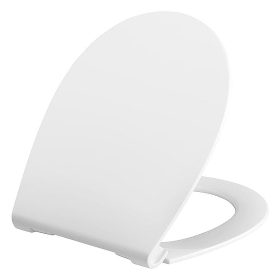 Closetzitting INSPIRA Uni wit polygiene softclose en liftoff boutlengte 60mm D05