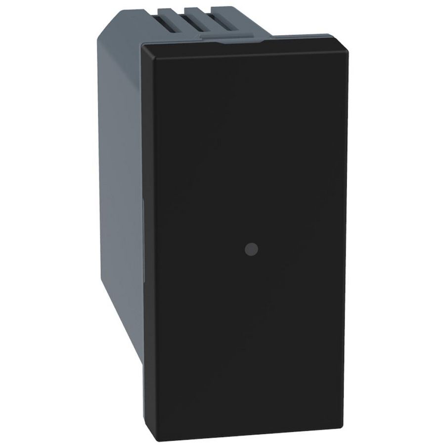 Light Now WN - schakelmodule 16 A 1 module - zwart