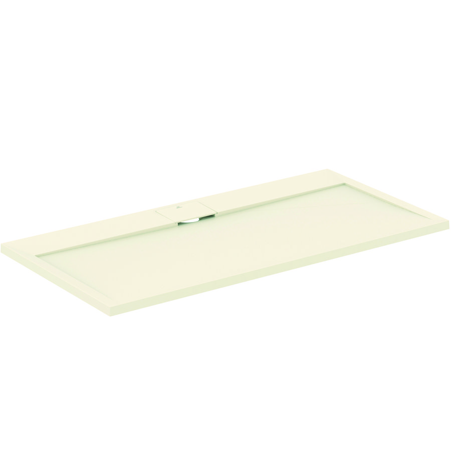 Douchebak I.LIFE ultra flat solid composiet 140x70cm rechthoekig zandbeige