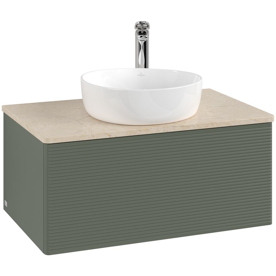 Wastafelonderkast Antao 800x360x500mm L.Green Matt Lacquer L30153HL