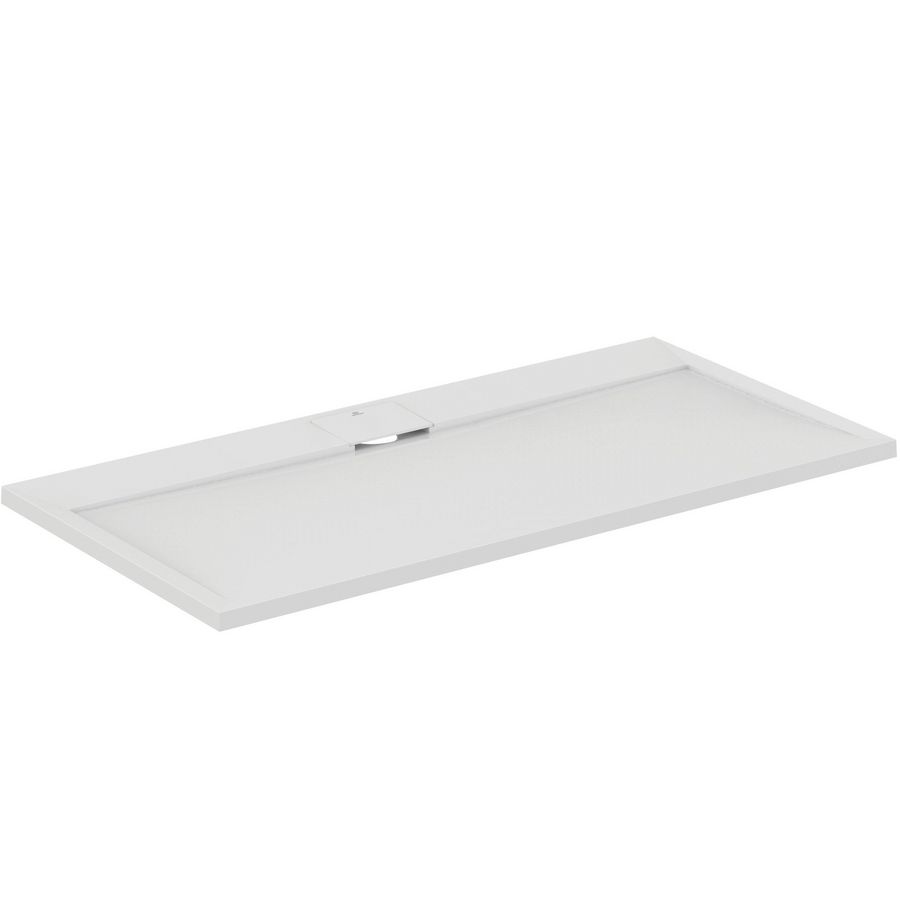 Douchebak I.LIFE ultra flat solid composiet 140x70cm rechthoekig wit
