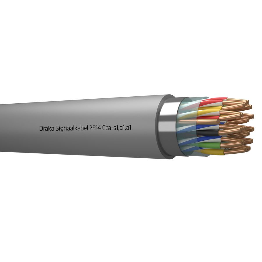 Haspel a 500m. signaal kabel afg Cca gy# 14x2x0,8mm - 2514