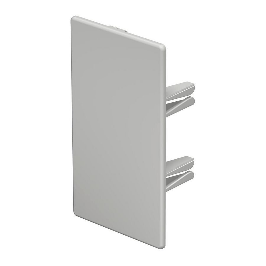 Eindstuk 60x110mm polyvinylchlorid puur wit VVE=10