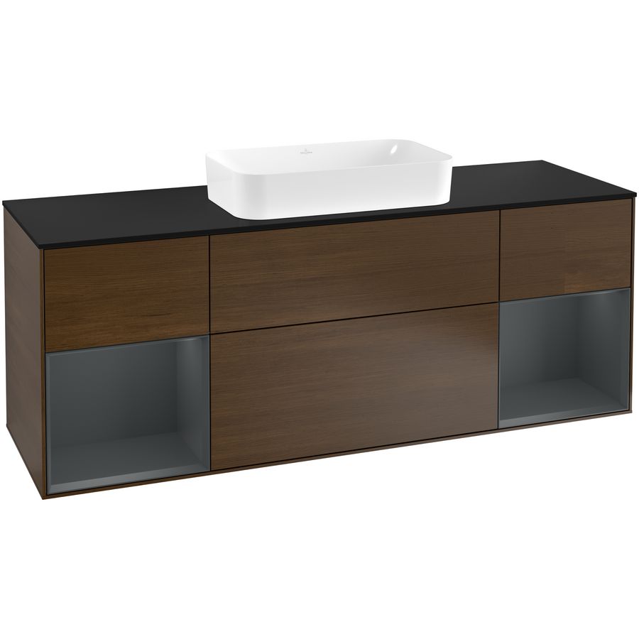 Wastafelonderkast Finion 1600x603x501mm W.Veneer G332HGGN