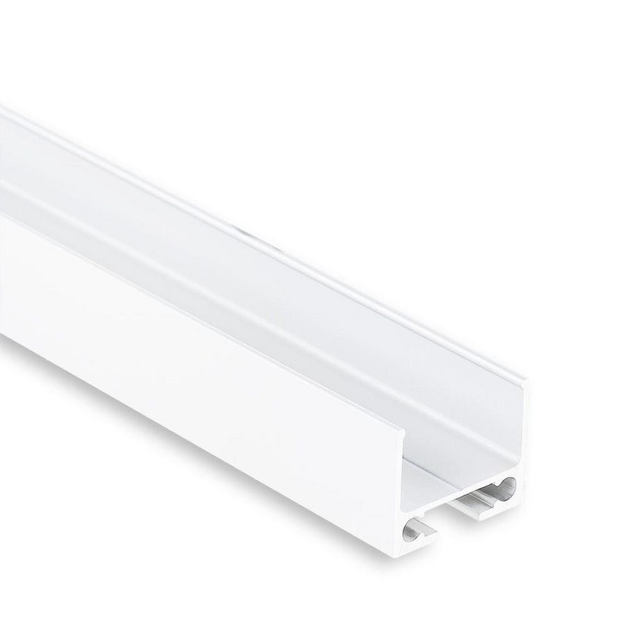 LED profielPL10 universeel L=2mtr. wit RAL9010