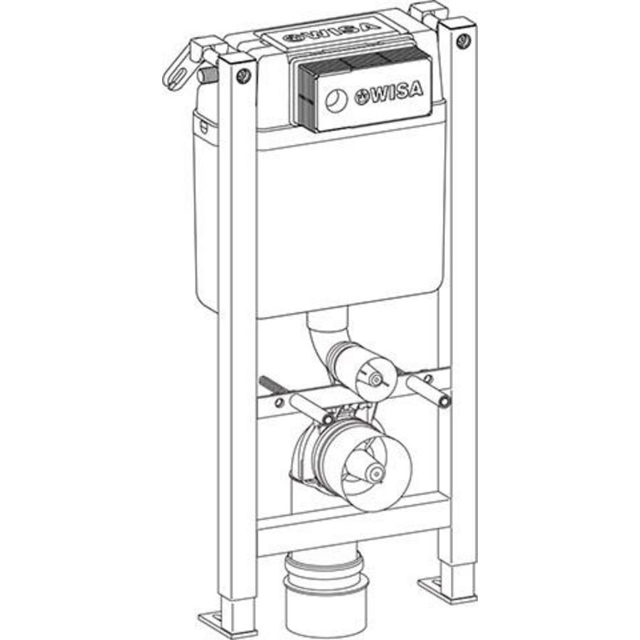 Excellent XT closetelement frontbediend incl. bevestiging