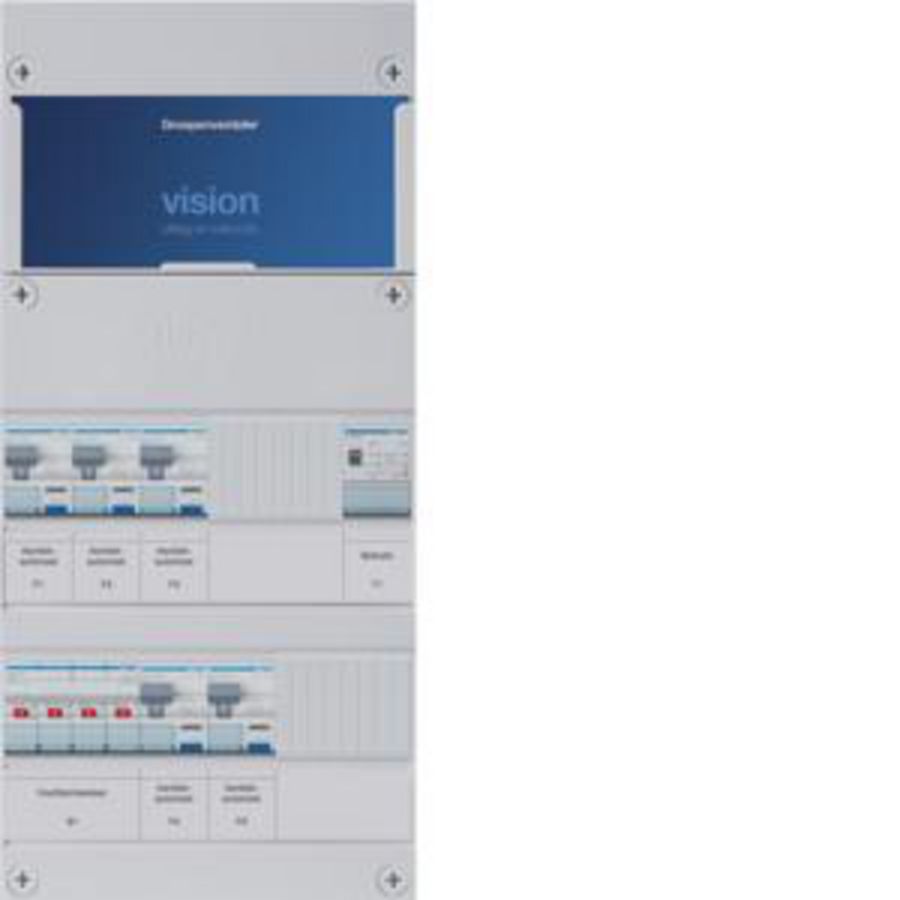 Groepenkast 5-groepver. HS HACO/HACO+T 3-fase