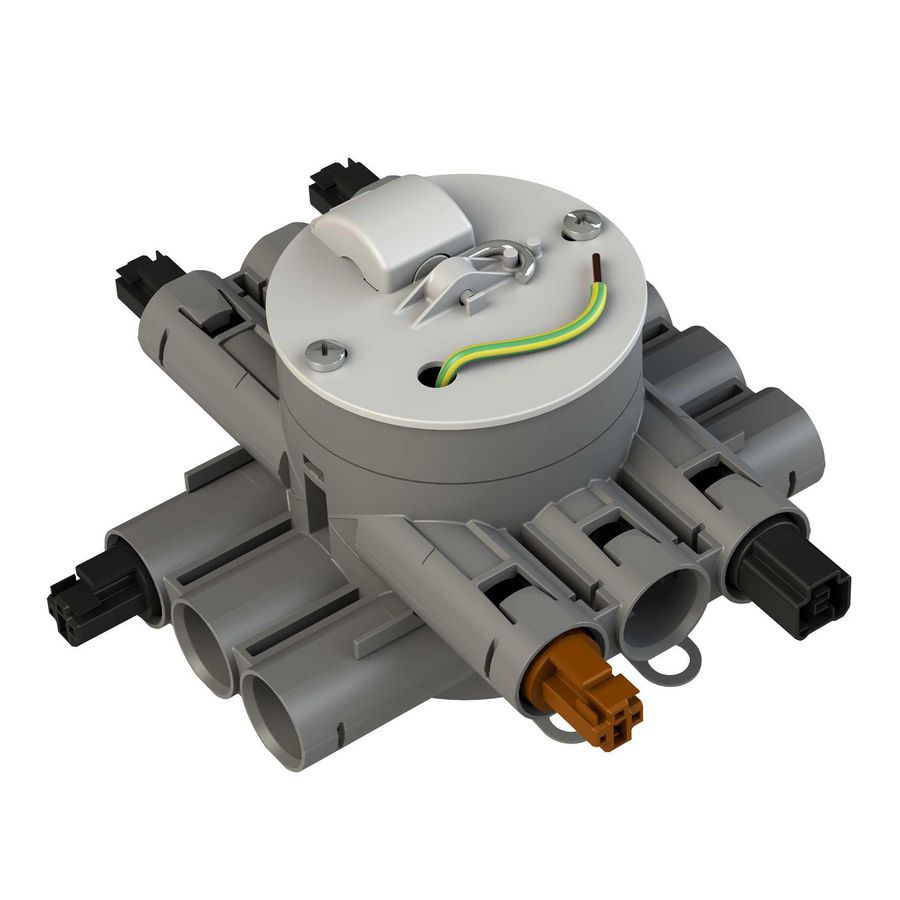 Stekerbare centraaldoos enkelpolige schakeling CHS75-E3