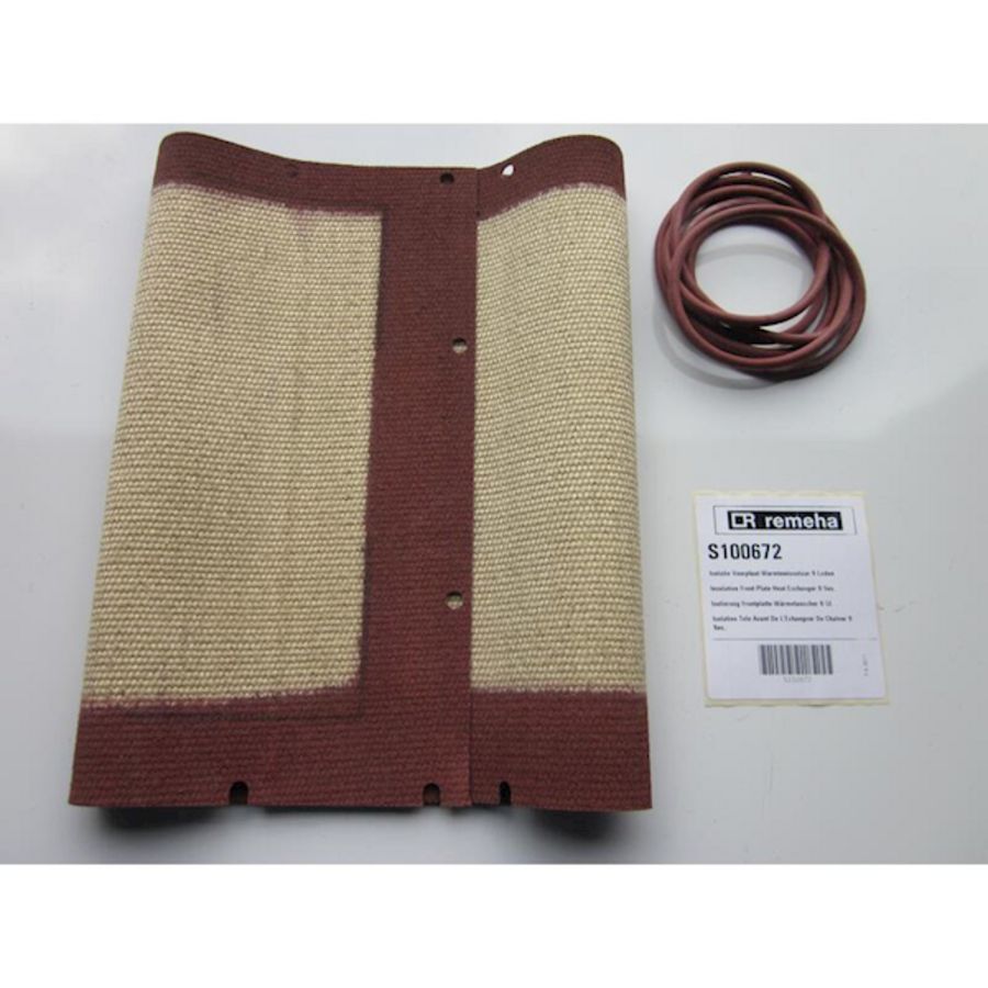 Isolatie voorplaat warmtewiss. Gas 310/610 ECO(PRO) 9 leden