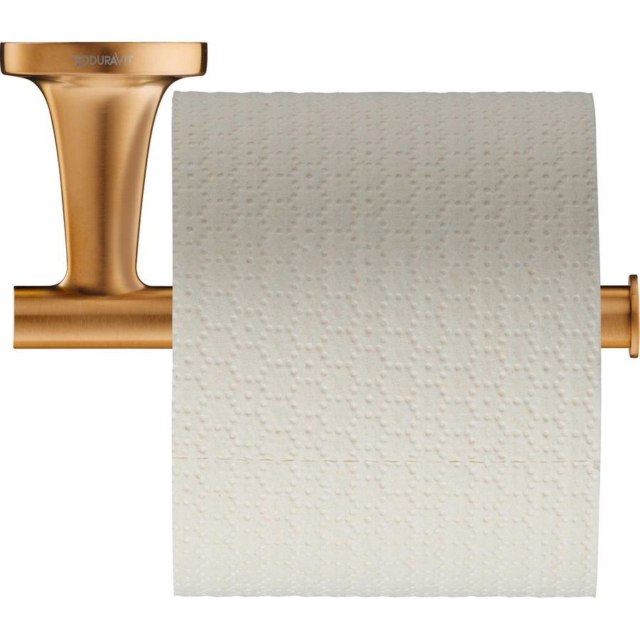 Starck T Toiletrolhouder Brons Geborsteld 152x152x50mm