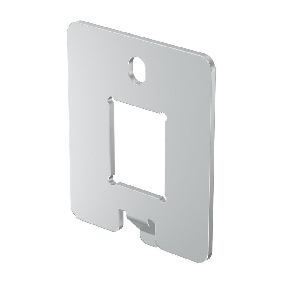 Dataplaat voor UDHOME-ONE type C 38x46x1,5 rvs