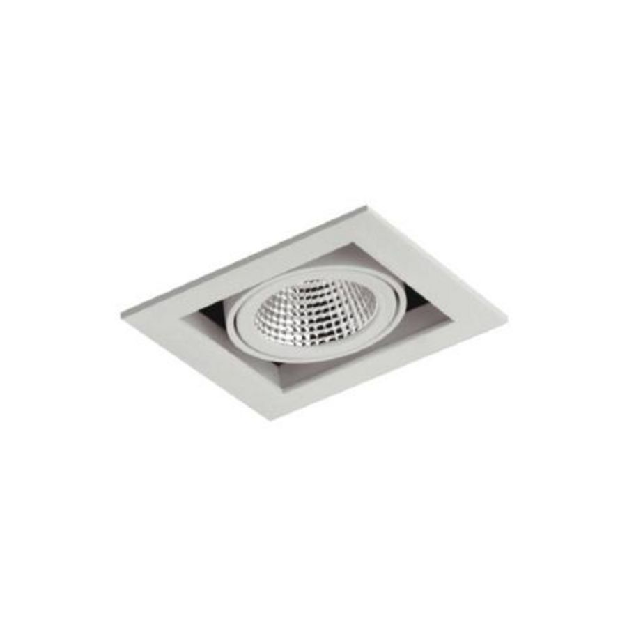 Downlight ring vierkant 140(130)mm 1-voudig w 42200180