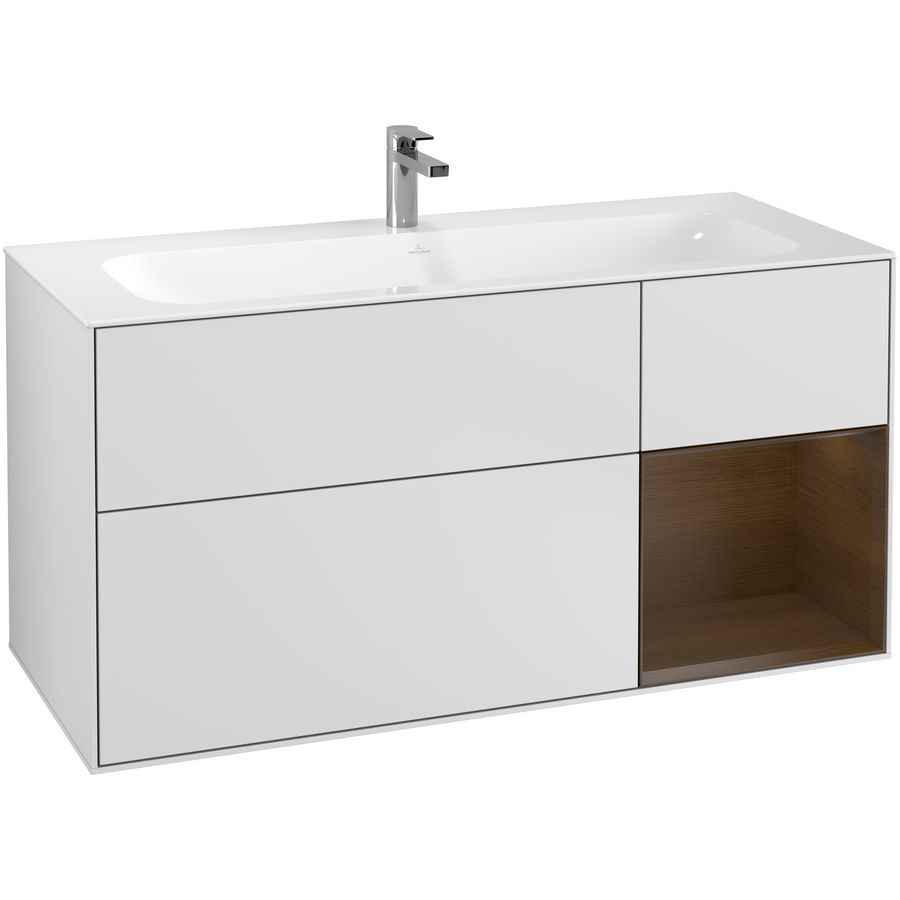 Wastafelonderkast Finion 1196x591x498mm White Matt Lacquer G070GNMT