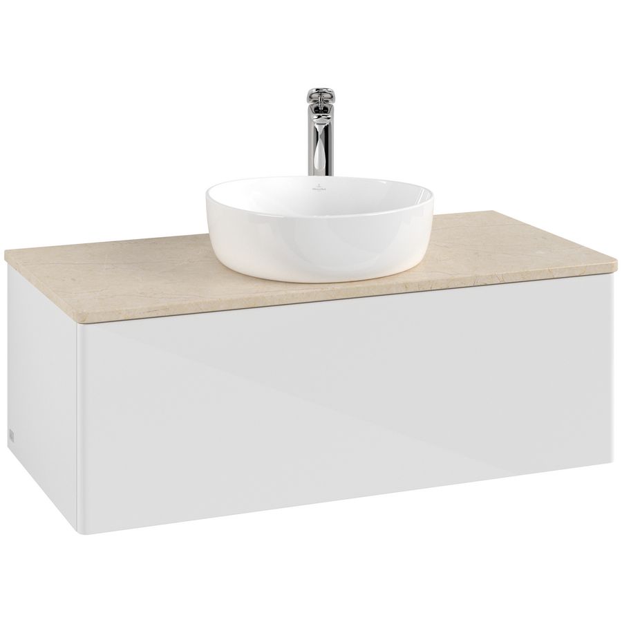 Wastafelonderkast Antao 1000x360x500mm G.White.L K31053GF