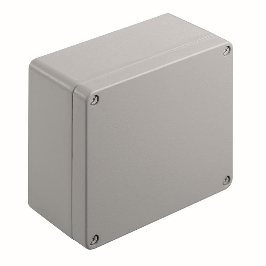 Schakelkast leeg aluminium 160x160x91mm Powder-coate