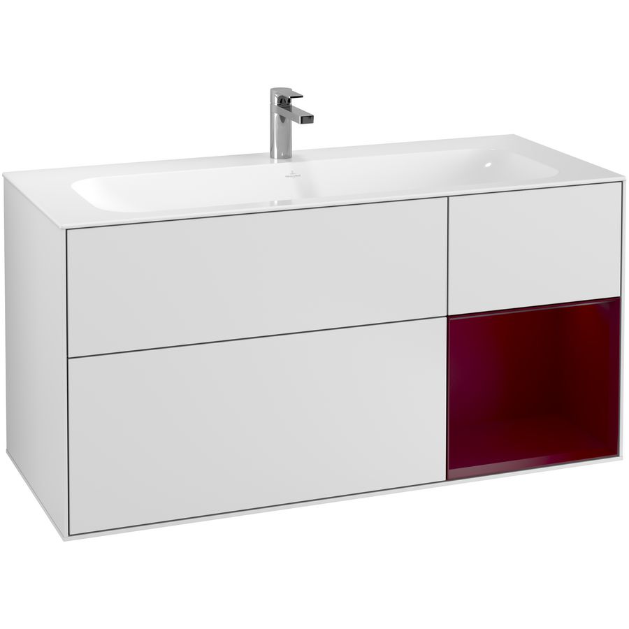Wastafelonderkast Finion 1196x591x498mm White Matt Lacquer G070HBMT