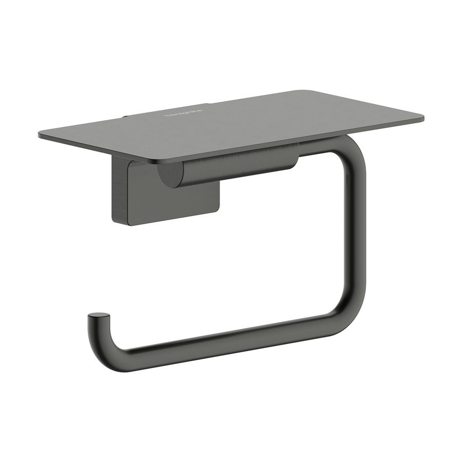 AddStoris S closetrolhouder planchet Brushed Black Chrome