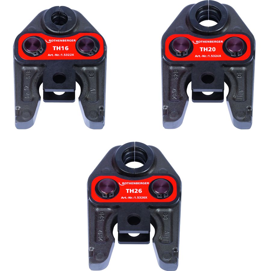 Persbekken standaardsets th16-20-26mm