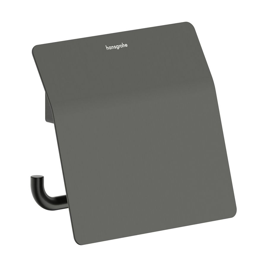 AddStoris S closetrolhouder klep Brushed Black Chrome