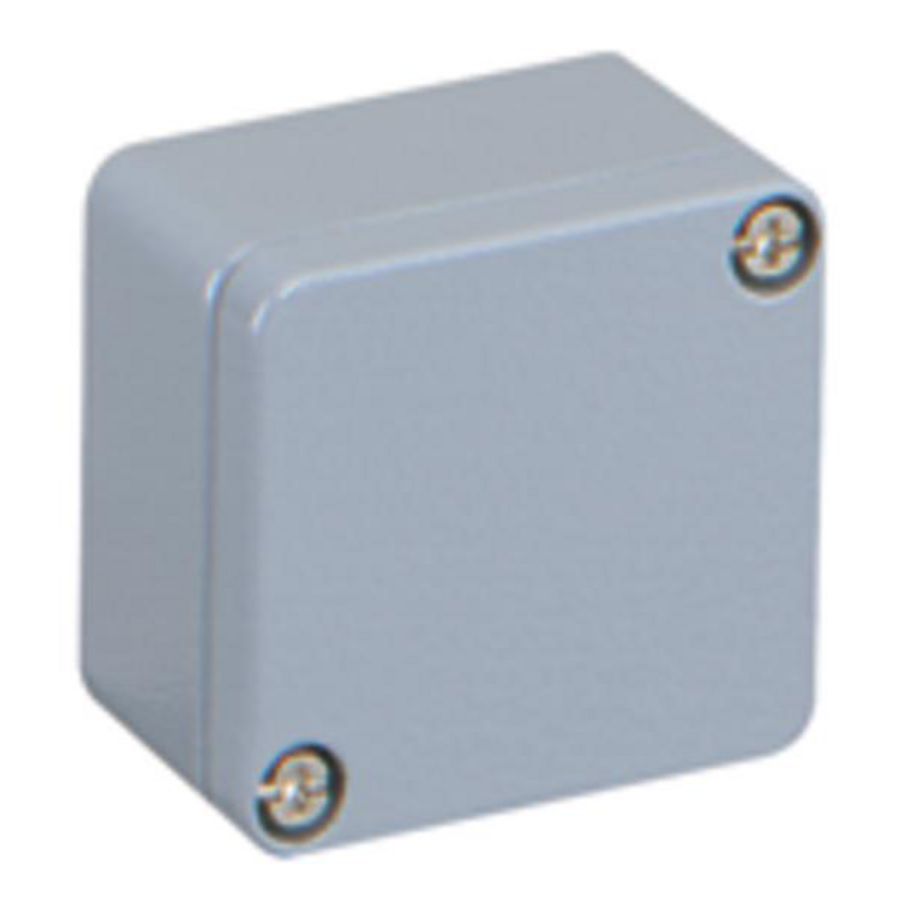 Lege behuizing zilvergrijs IP66 IK09 15000101