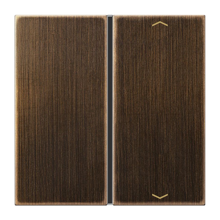 Tastafdekking compleet 1-voudig pijl LS mess.ant KNX VVE=10