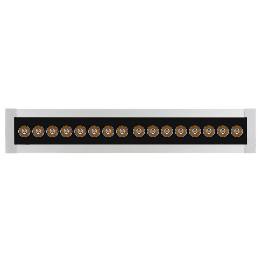 LED-Linear inbouwarmatuur 3000K 14W statisch symm. intensiev