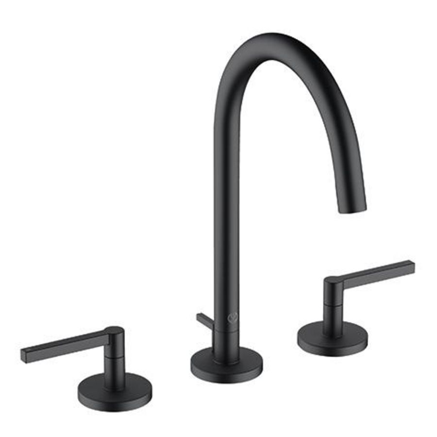 Nova fonte watafel mengkraan puristic mat zwart 201433915