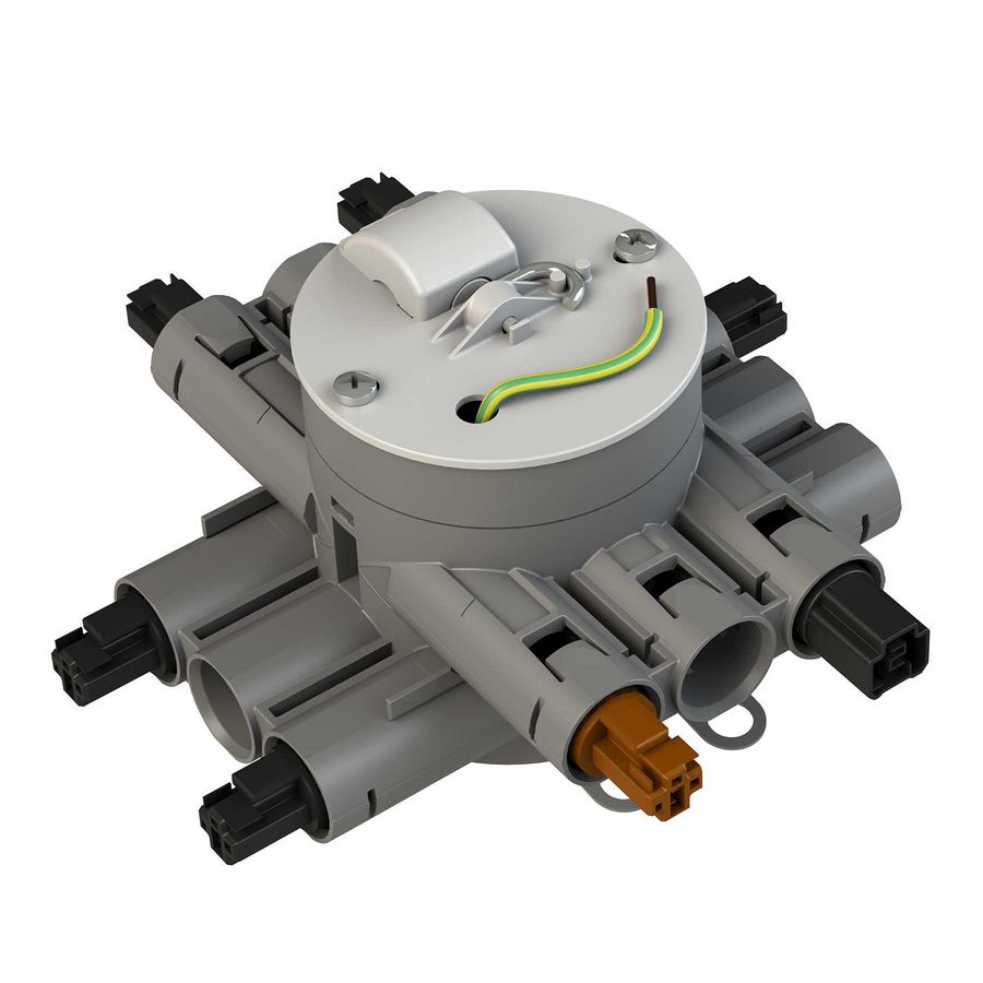 Stekerbare centraaldoos enkelpolige schakeling CHS75-E5