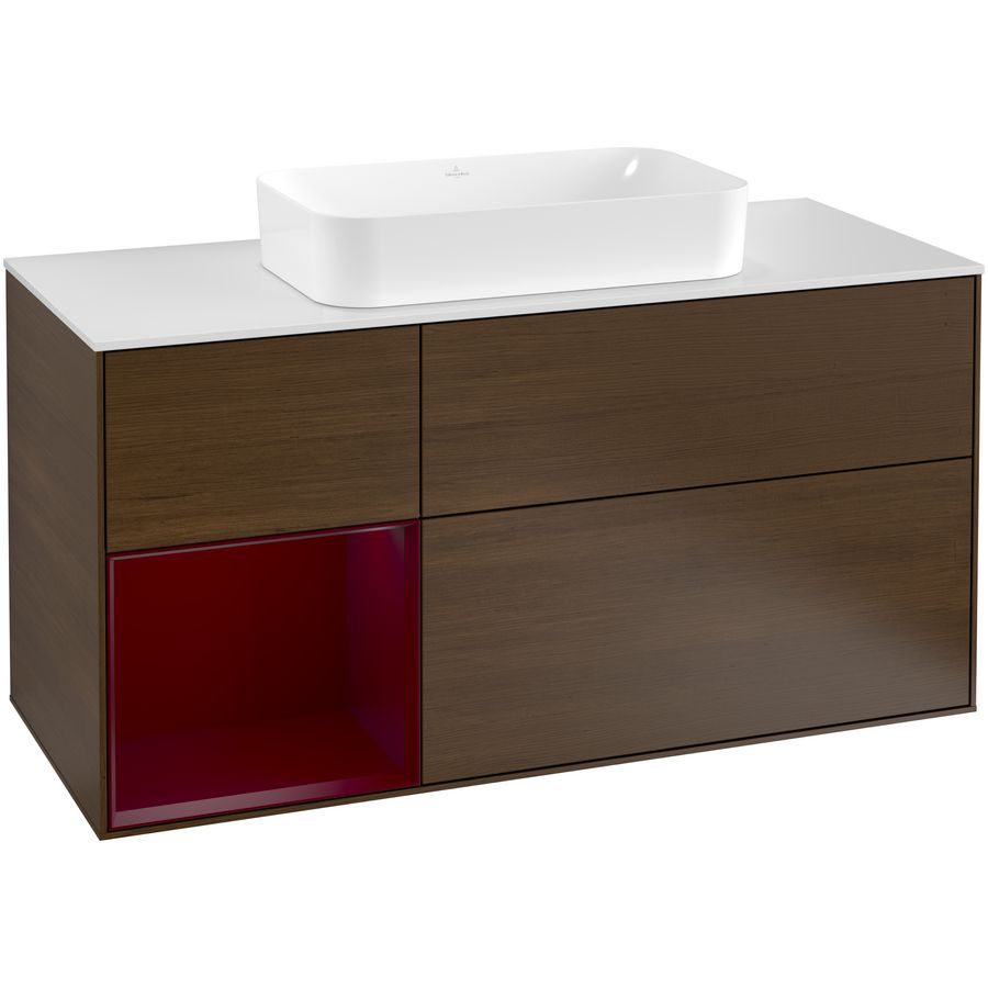 Wastafelonderkast Finion 1200x603x501mm W.Veneer G291HBGN