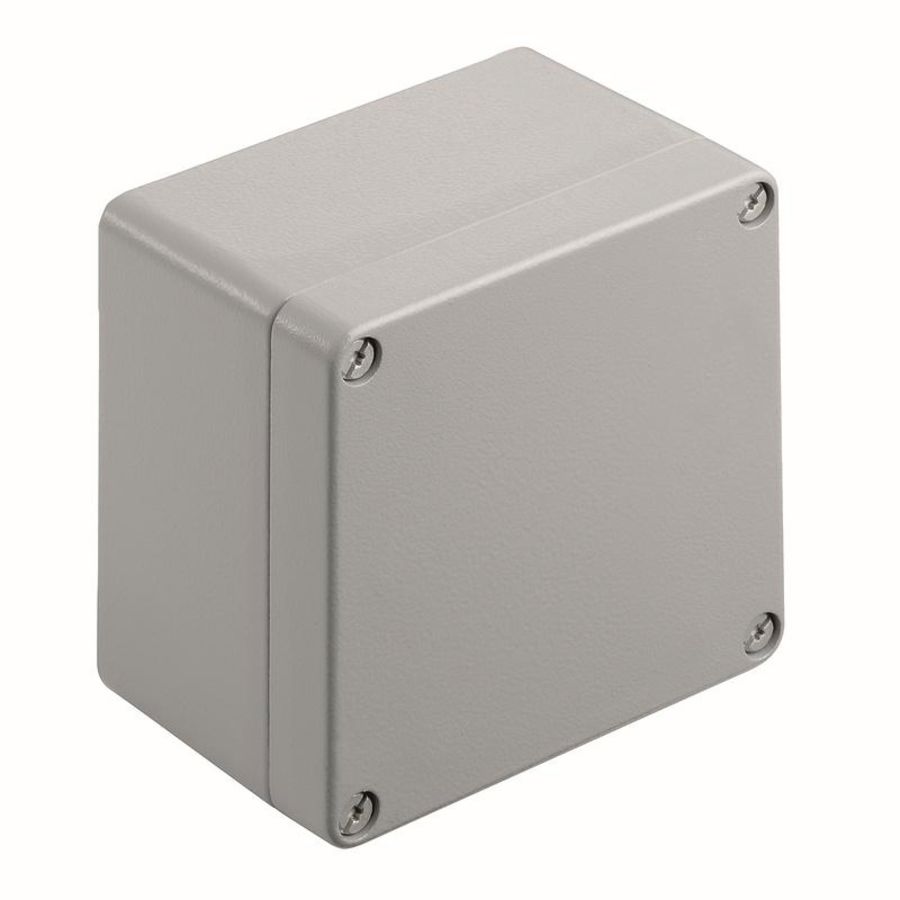 Schakelkast leeg aluminium 122x120x81mm Powder-coate
