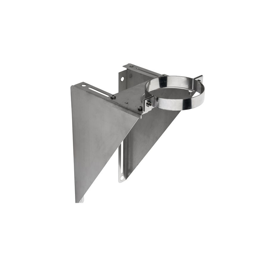 Muurbeugel Outdoor + ondersteuning RVS 125