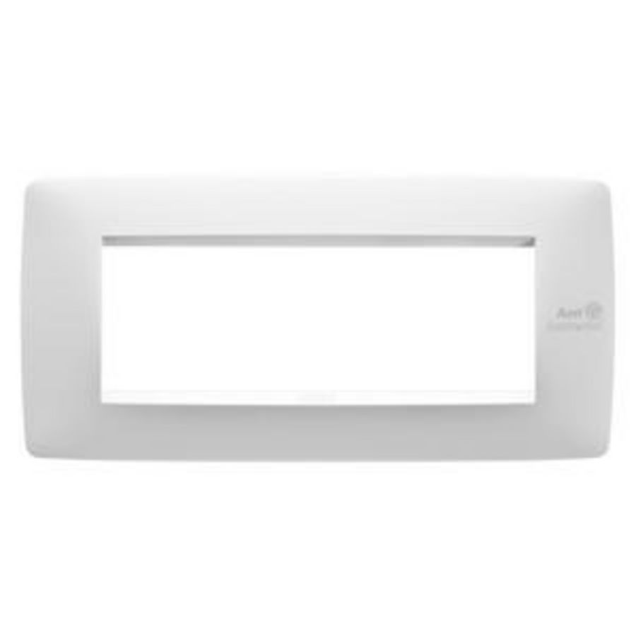 ONE PLATE-TECHNOPOLYMER-6 MODULES-WHITE-ANTIBACTERIA