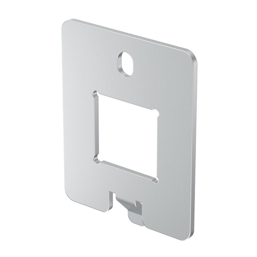 Dataplaat voor UDHOME-ONE type LE 38x46x1,5 rvs