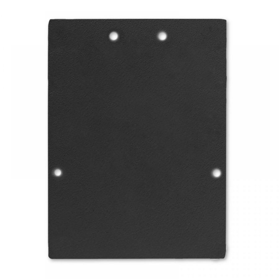 Set a 2st. Eindkap E74B voor profiel LL2 schroeven zwart