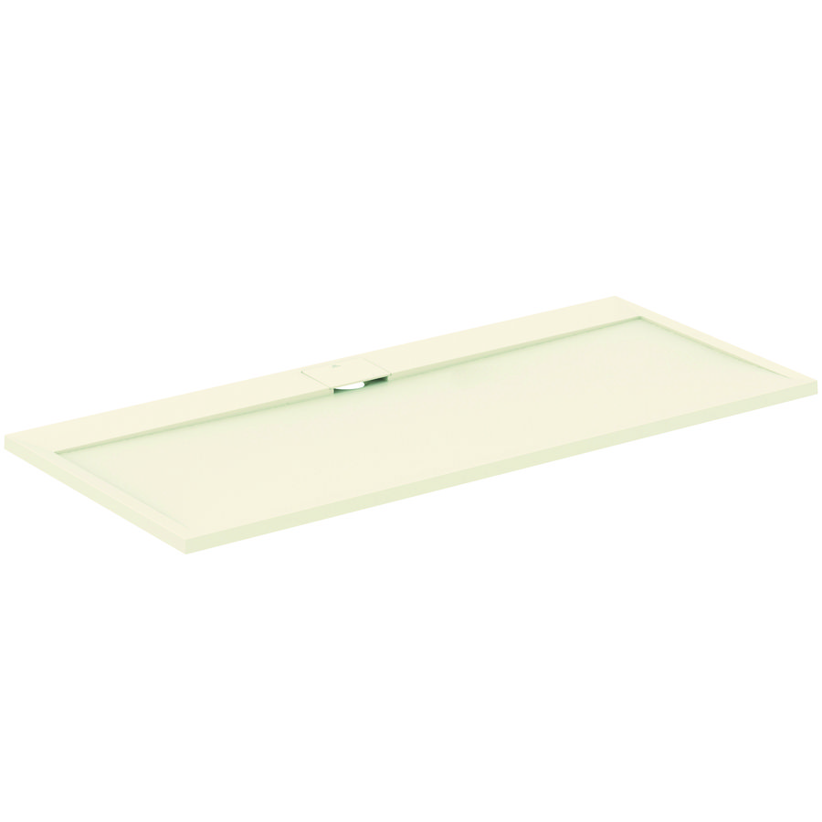 Douchebak I.LIFE ultra flat solid composiet 180x80cm rechthoekig zandbeige